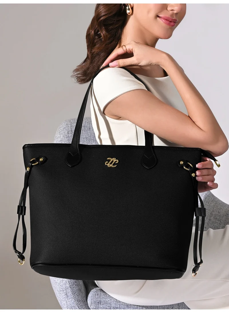 لافي حقيبة لاب توب كانفا مميزة أسود